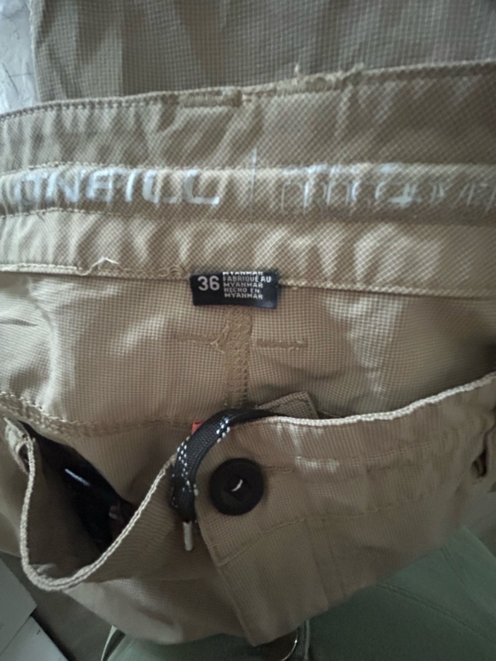 O’Neill Tan Quick Dry Standard Fit Hybrid Shorts - Picture 4 of 6